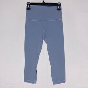 Lululemon Athletica Light Blue Cropped Align Leggings 6